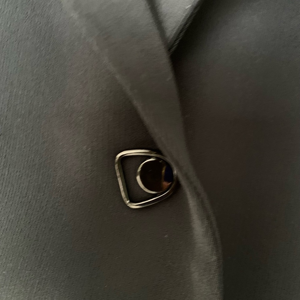 TAHARI Womens’ Size 6 Charcoal Grey Blazer - Picture 4 of 6
